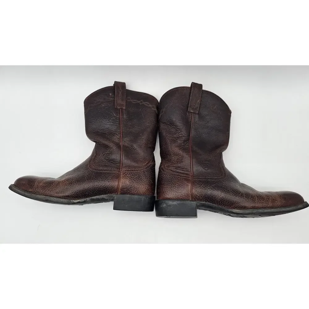 Ariat Men's Brown Bullhide Leather Boots #35524 Size 10.5 D